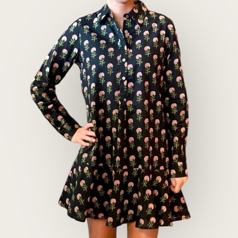 LIVRO POLLY DRESS IN MOODY MARIGOLDS FLORAL SZ‎ M